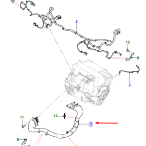 JAGUAR I-PACE X590 Motor To Inverter Cable T4K5759 ORIGINAL