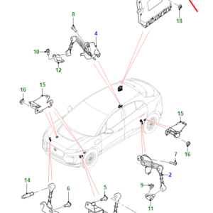 JAGUAR I-PACE X590 Adaptive Damping Module T2R39967 ORIGINAL