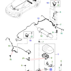 JAGUAR I-PACE X590 Compressor Expansion Chamber J9D1218 ORIGINAL