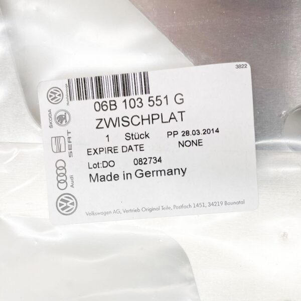 AUDI A4 B7 Engine Intermediate Spacer Plate 06B103551G ORIGINAL - Image 5