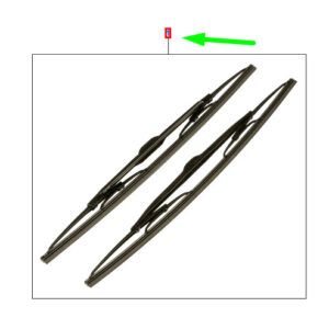 FORD RANGER T6 MK Front Wiper Blade Set RHD 2120661 GB3J-S17528-BA ORIGINAL