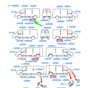 FORD TRANSIT MK3 Rear Right Lower Side Body Moulding 5153967 ORIGINAL
