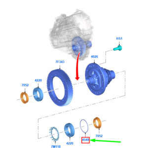 FORD TRANSIT MK4 Transm Differential Driving Gr Brg Shim 1538372 ORIGINAL
