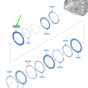 FORD KA+ MK3 Clutch Cushion Spring 4978482 9L8P-7E457-BB ORIGINAL