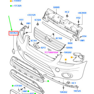 FORD TRANSIT CONNECT MK1 Front Right Impact Joint Cover 5040832 ORIGINAL