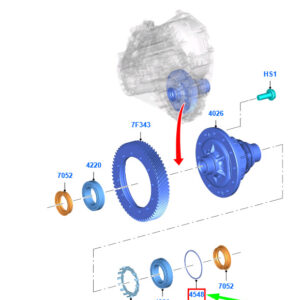 FORD TRANSIT MK4 Differential Driving Gr Brg Shim 1538401 ORIGINAL