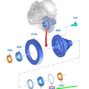 FORD TRANSIT MK4 Transm Differential Driving Gr Brg Shim 1538416 ORIGINAL