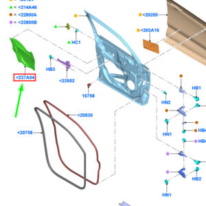FORD GALAXY MK3 CD390 Front Right Water Splash Shield 1888210 ORIGINAL