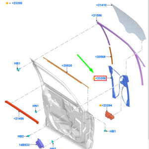 FORD GALAXY MK3 Front Right Door Window Regulator 2345933 ORIGINAL