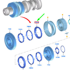 FORD ECOSPORT MK2 Transm Output Shaft Synchronizer Ring 1561417 ORIGINAL