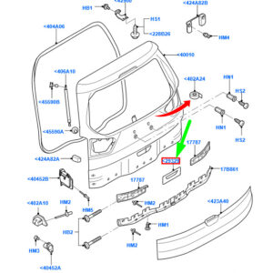 FORD GALAXY MK2 Luggage Compartment Door Gasket Insulator 1447368 ORIGINAL