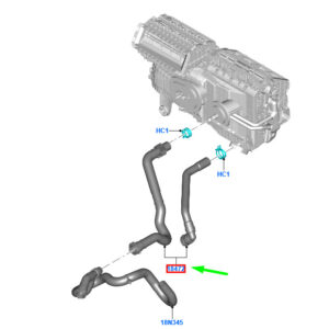 FORD KUGA MK3 Heater Water Hose 2518633 ORIGINAL