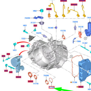 FORD FIESTA MK7 Transmission Ring 9L8P-7P113-AA 5168454 ORIGINAL