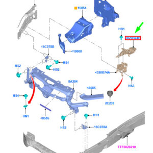 FORD TRANSIT CUSTOM MK1 ABS Pump Bracket 2520623 ORIGINAL