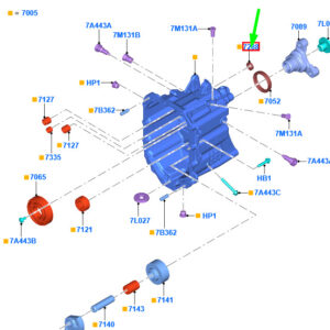 FORD MUSTANG MK6 Manual Transmission Seal 5101823 BR33-7288-AA ORIGINAL