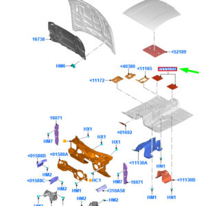 FORD MUSTANG MK6 Floor Insulator 5315422 ORIGINAL