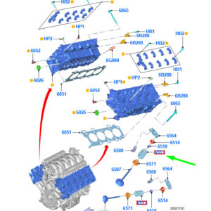 FORD MUSTANG MK6 Valve Spring 5121494 ORIGINAL