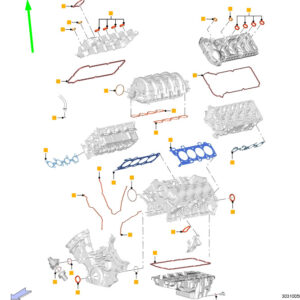 FORD MUSTANG MK6 Engine Gasket Kit 2210865 ORIGINAL