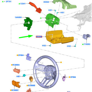 FORD MUSTANG MK6 Steering Column Lower Shorud 2110895 ORIGINAL
