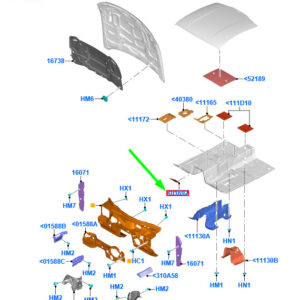 FORD MUSTANG MK6 Front Insulator 5277533 ORIGINAL
