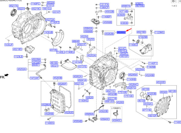HYUNDAI SANTA FÉ MK3 DM Transm. Pressure Check Plug Assy 4526036000 ORIGINAL - Image 2
