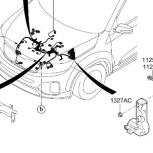 HYUNDAI SANTA FÉ MK3 DM Wiring Mounting Bracket 919312W090 ORIGINAL