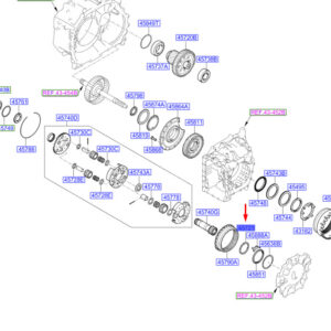 HYUNDAI TUCSON NX4 MK4 Transaxle Gear Thrust Washer 457293B630 ORIGINAL