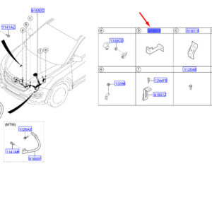 HYUNDAI SANTA FÉ MK3 DM Manual Transm. Battery B Bracket 919312W080 ORIGINAL