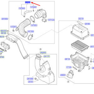 HYUNDAI KONA MK1 Breather Hose Assy 2671004075 ORIGINAL