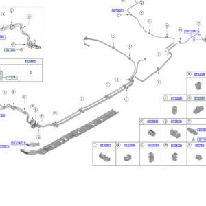 HYUNDAI KONA MK1 Fuel Tube Holder 31331F2000 ORIGINAL