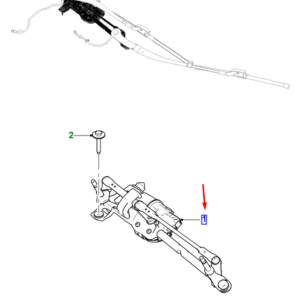 JAGUAR I-PACE X590 Front Windscreen Wiper Motor RHD T4K18358 ORIGINAL
