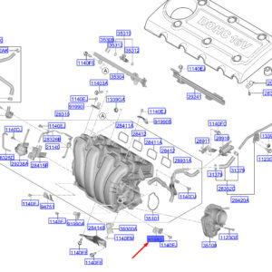 HYUNDAI SANTA FÉ MK3 DM Intake Manifold Bracket 919813K120 ORIGINAL