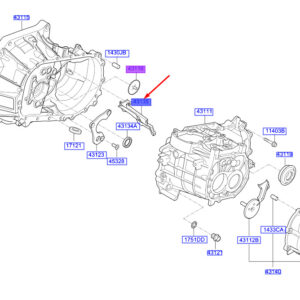 HYUNDAI KONA MK1 Clutch Housing Oil Guide 4313526300 ORIGINAL