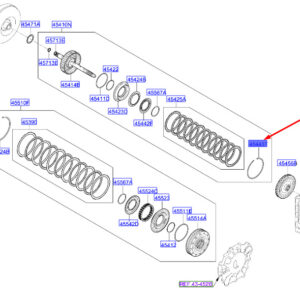 HYUNDAI TUCSON NX4 MK4 Transaxle Clutch Snap Ring 4545226023 ORIGINAL
