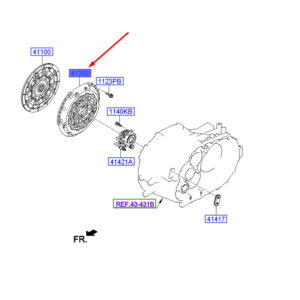 HYUNDAI SANTA FÉ MK3 DM Clutch Cover Assy 4130024200 ORIGINAL