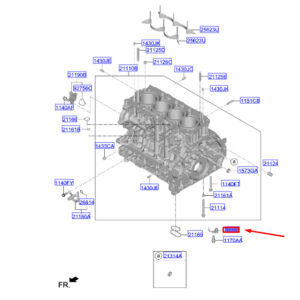 HYUNDAI TUCSON NX4 MK4 Oil Jet 211512U000 ORIGINAL