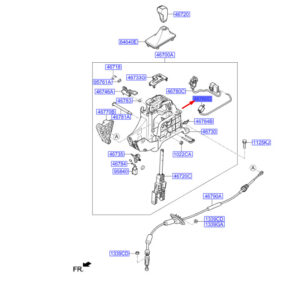 HYUNDAI SANTA FÉ MK3 DM P Position Switch Assy LHD 467602M110 ORIGINAL