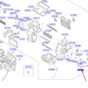 HYUNDAI KONA Aspirator Hose 972373W000 ORIGINAL