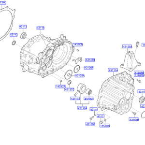 HYUNDAI TUCSON NX4 MK4 Transmission Case Stopper Plate 4315824000 ORIGINAL