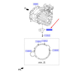 HYUNDAI SANTA FÉ MK3 Transaxle Roll Rod Support Bracket 4317724070 ORIGINAL