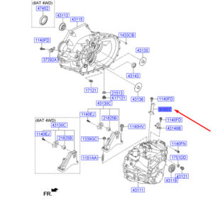 HYUNDAI SANTA FÉ MK3 DM Wiring Mounting Bracket 919312W060 ORIGINAL