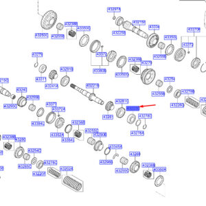 HYUNDAI TUCSON NX4 MK4 Transaxle Gear Ball Bearing 4322324600 ORIGINAL