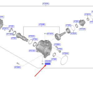 HYUNDAI TUCSON NX4 MK4 Transfer Drive Drain Plug 81017121 ORIGINAL