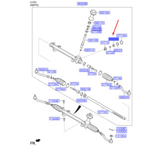 HYUNDAI SANTA FÉ MK3 DM Power Steering Gear Yoke Plug 565323Q000 ORIGINAL