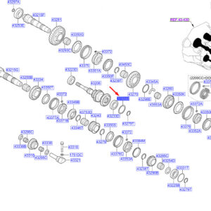 HYUNDAI SANTA FÉ MK4 TM Manual Transaxle Gear Spacer 432183B110 ORIGINAL