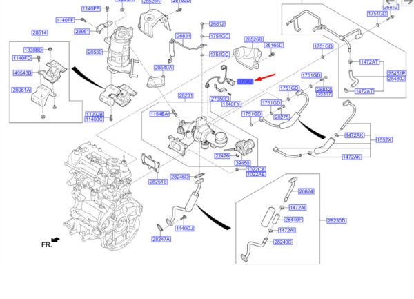 HYUNDAI KONA MK1 Extension Wire Assy 3941004500 ORIGINAL