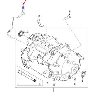 JAGUAR I-PACE X590 Rear Electric Motor Breather T4K12842 ORIGINAL