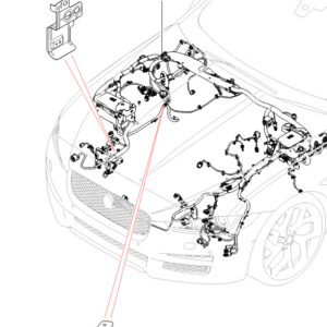 JAGUAR XE X760 Front Harness Bracket T2H31013 ORIGINAL