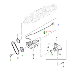 JAGUAR F-PACE X761 Oil Pump Wiring T2R47669 ORIGINAL