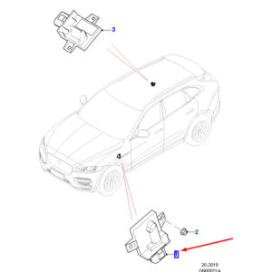 JAGUAR F-PACE X761 Fuel Pump Module T4A51264 ORIGINAL